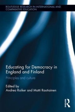 Cover Educating for Democracy in England and Finland