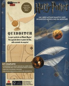 Cover Harry Potter. Quidditch. Puzzle 3D Incredibuilds da J. K. Rowling. Con gadget