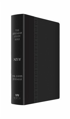 The Jeremiah Study Bible, NIV (Large Print, Black W/ Burnished Edges) Leatherluxe W/Thumb Index - Jeremiah, David