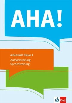 Cover AHA! 9. Aufsatztraining / Sprachtraining