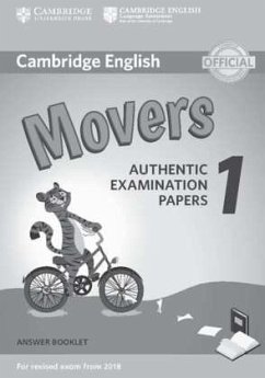 Cambridge English Young Learners Test Movers 1 for revised exam from 2018, Answer Booklet