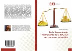 De la Souverainete Permanente de la RDC sur ses resources naturelles De la Souverainete Permanente de la RDC sur ses resources naturelles