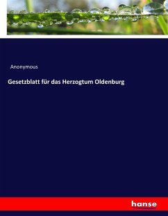 Gesetzblatt für das Herzogtum Oldenburg