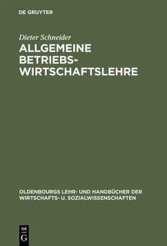 Cover Allgemeine Betriebswirtschaftslehre (eBook, PDF)