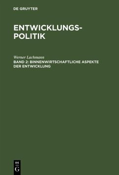 Cover Binnenwirtschaftliche Aspekte der Entwicklung (eBook, PDF)