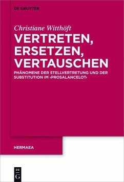 Vertreten, Ersetzen, Vertauschen (eBook, ePUB) - Witthöft, Christiane