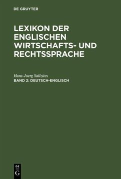 Deutsch-Englisch (eBook, PDF) - Salízites, Hans-Joerg