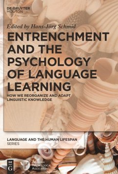 Cover Entrenchment and the Psychology of Language Learning (eBook, ePUB)