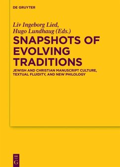 Snapshots of Evolving Traditions (eBook, PDF)
