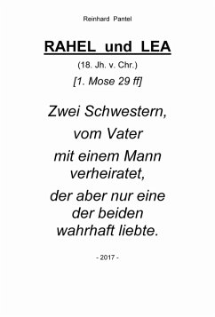 RAHEL UND LEA (18. Jh. v. Chr.) (eBook, PDF) Cover RAHEL UND LEA (18. Jh. v. Chr.) (eBook, PDF)