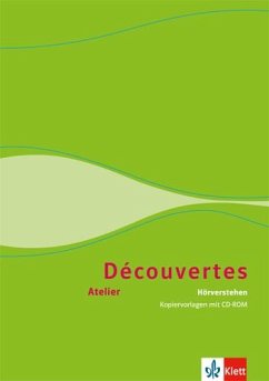 Cover Découvertes Atelier. Hör-Verstehen. Kopiervorlagen mit Audio-CD