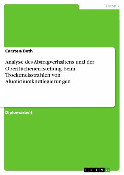 Analyse des Abtragverhaltens und der Oberflächenentstehung beim Trockeneisstrahlen von Aluminiumknetlegierungen (eBook, ePUB)