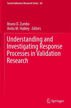 Understanding and Investigating Response Processes in Validation Research