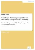 Grundlagen der Prinzipal-Agent Theorie und Anwendungsgebiete im Controlling (eBook, PDF)