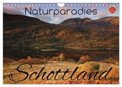 Naturparadies Schottland (Wandkalender 2025 DIN A4 quer), CALVENDO Monatskalender