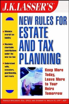 Cover J.K. Lasser's New Rules for Estate and Tax Planning (eBook, PDF)