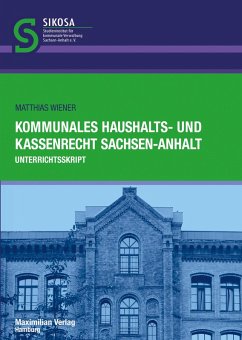 Kommunales Haushalts- und Kassenrecht Sachsen-Anhalt (eBook, PDF) - Wiener, Matthias