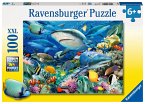 Ravensburger 109517 - Riff der Haie, 100 XXL-Teile, Puzzle