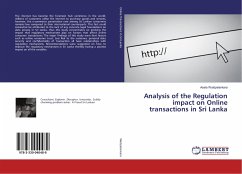 Analysis of the Regulation impact on Online transactions in Sri Lanka - Waidyalankara, Asela