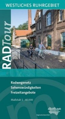 Cover RadTour Westliches Ruhrgebiet, Radkarte