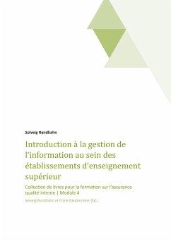 Introduction à la gestion de l¿information au sein des établissements d¿enseignement