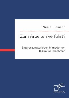 Zum Arbeiten verführt? Entgrenzungserleben in modernen IT-Großunternehmen - Riemann, Neele