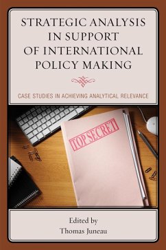 Strategic Analysis in Support of International Policy Making (eBook, ePUB)