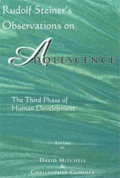Cover Rudolf Steiner's Observations on Adolescence