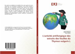 L¿activité antifongique des extraits des feuilles du Thymus vulgaris L - Megherbi, Aicha;Zouaoui, Sofiane;Djillali, Ouaar