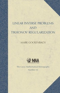 Linear Inverse Problems and Tikhonov Regularization - Gockenbach, Mark S.