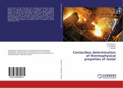 Contactless determination of thermophysical properties of metal