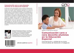 Comunicación cara a cara docente-alumnos en la Educación Especial - Barroso Martínez, Alejandro Arnaldo