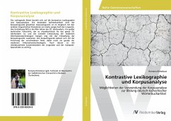 Kontrastive Lexikographie und Korpusanalyse - Klimesová, Romana