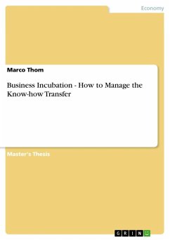Business Incubation - How to Manage the Know-how Transfer (eBook, ePUB)