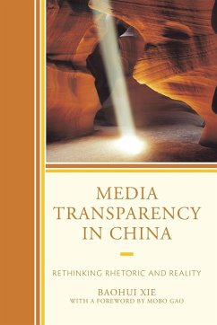 Media Transparency in China - Xie, Baohui