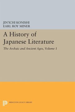 A History of Japanese Literature, Volume 1 - Konishi, Jin'ichi