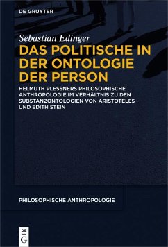 Das Politische in der Ontologie der Person (eBook, ePUB) - Edinger, Sebastian