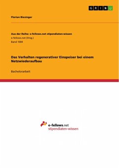 Cover Das Verhalten regenerativer Einspeiser bei einem Netzwiederaufbau (eBook, ePUB)