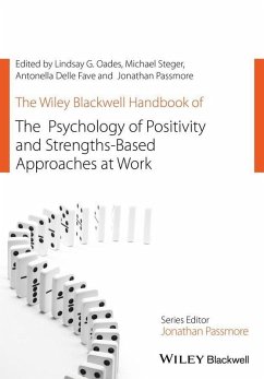 The Wiley Blackwell Handbook of the Psychology of Positivity and Strengths-Based Approaches at Work (eBook, PDF)