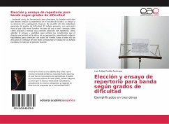 Elección y ensayo de repertorio para banda según grados de dificultad