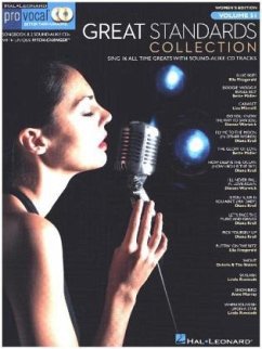Pro Vocal Women's Edition - Great Standards Collection, w. 2 Audio-CDs