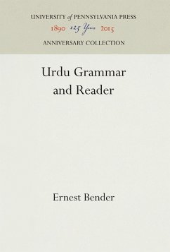 Urdu Grammar and Reader - Bender, Ernest