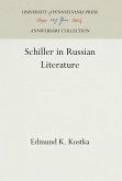 Schiller in Russian Literature