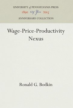 Wage-Price-Productivity Nexus - Bodkin, Ronald G.