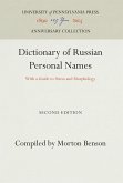 Dictionary of Russian Personal Names