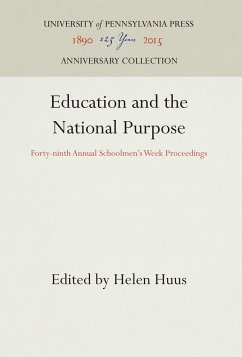 Cover Education and the National Purpose