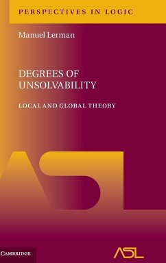 Degrees of Unsolvability - Lerman, Manuel