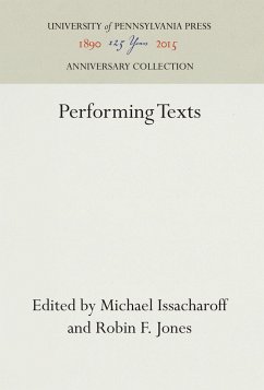 Performing Texts