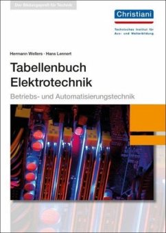 Tabellenbuch Elektrotechnik - Lennert, Hans;Wellers, Hermann