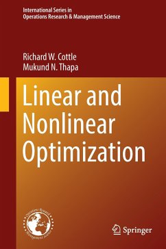 Linear and Nonlinear Optimization - Cottle, Richard W.;Thapa, Mukund N.